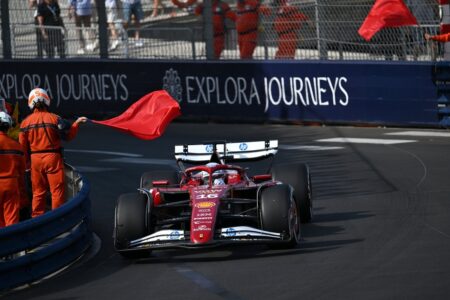 Leclerc tops disrupted FP2 after two red flags