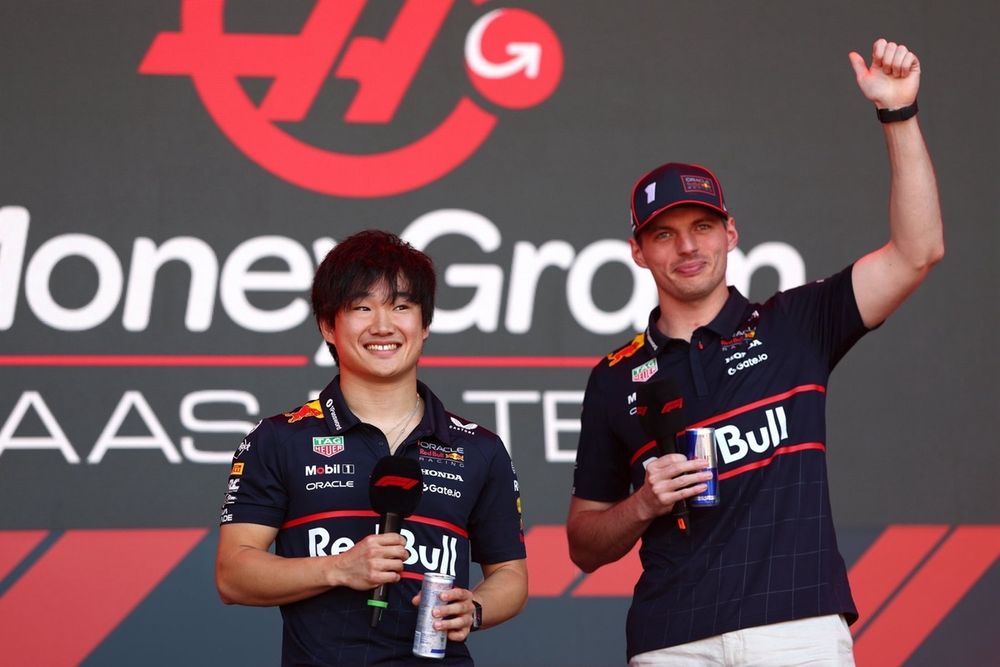 Max Verstappen, Red Bull Racing, Yuki Tsunoda, Red Bull Racing Team