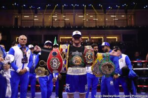 “Just a Businessman”: Promoter Bob Arum Questions Canelo Alvarez’s Motivation Ahead of Terence Crawford Fight