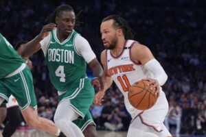 Rampant Knicks blow out Celtics to advance to first East finals since 2000