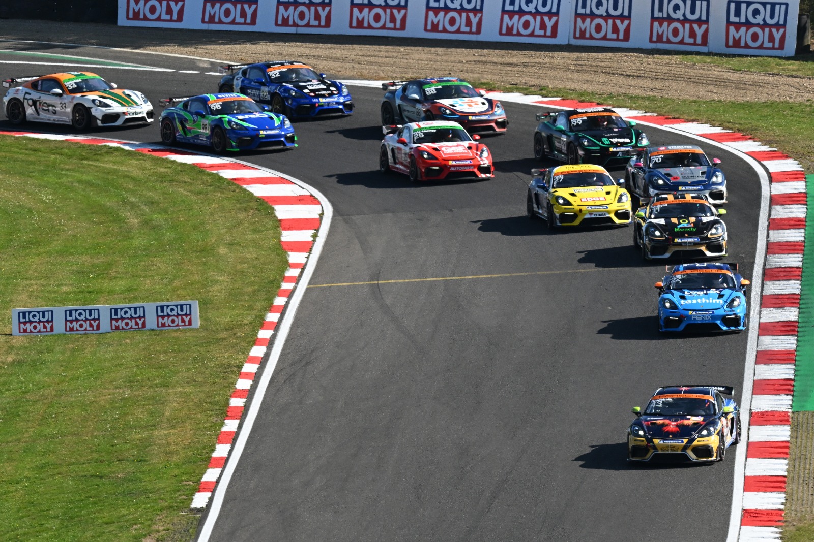 Bradshaw heads the Cayman crocodile in race one