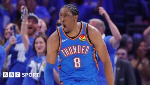 NBA play-offs: Oklahoma Thunder thrash Denver Nuggets to reach Conference finals