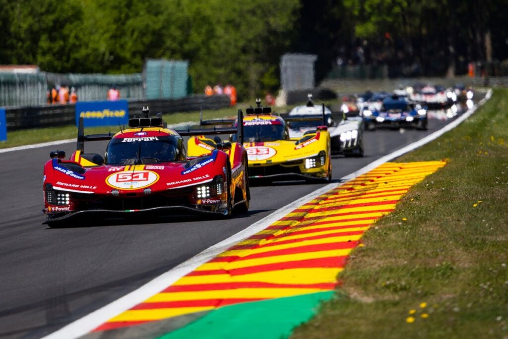 Ferrari wins again after flag-to-flag battle at Spa-Francorchamps