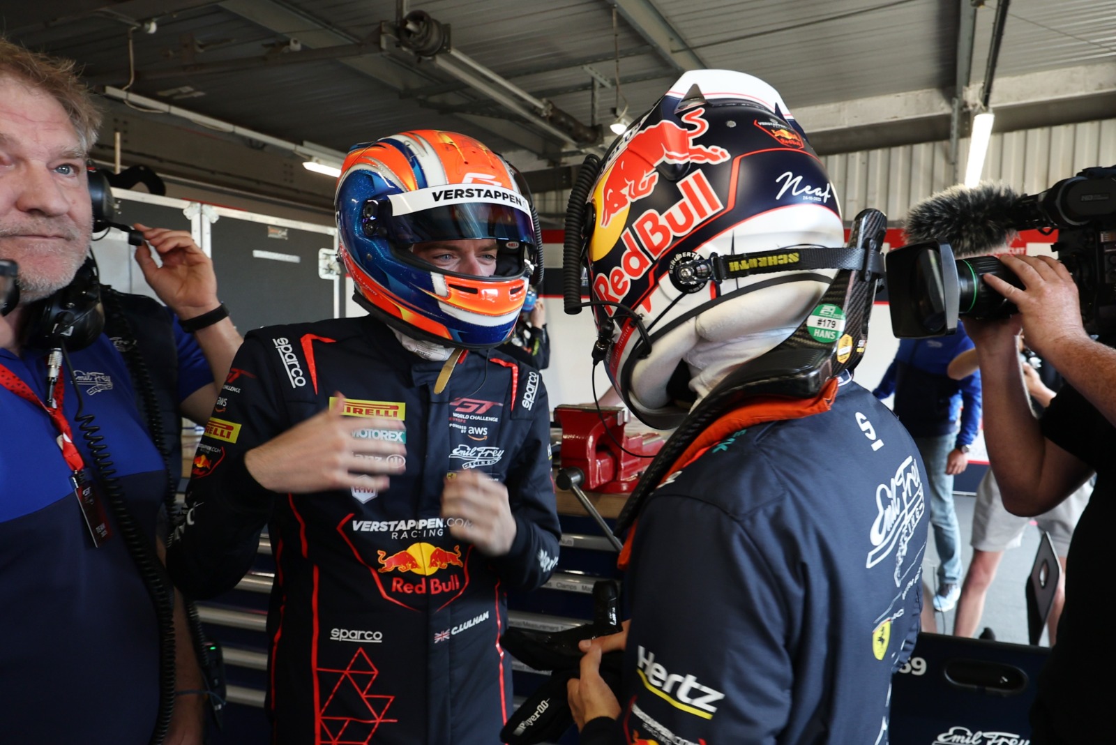 Verstappen helped Lulham with Nordschleife advice