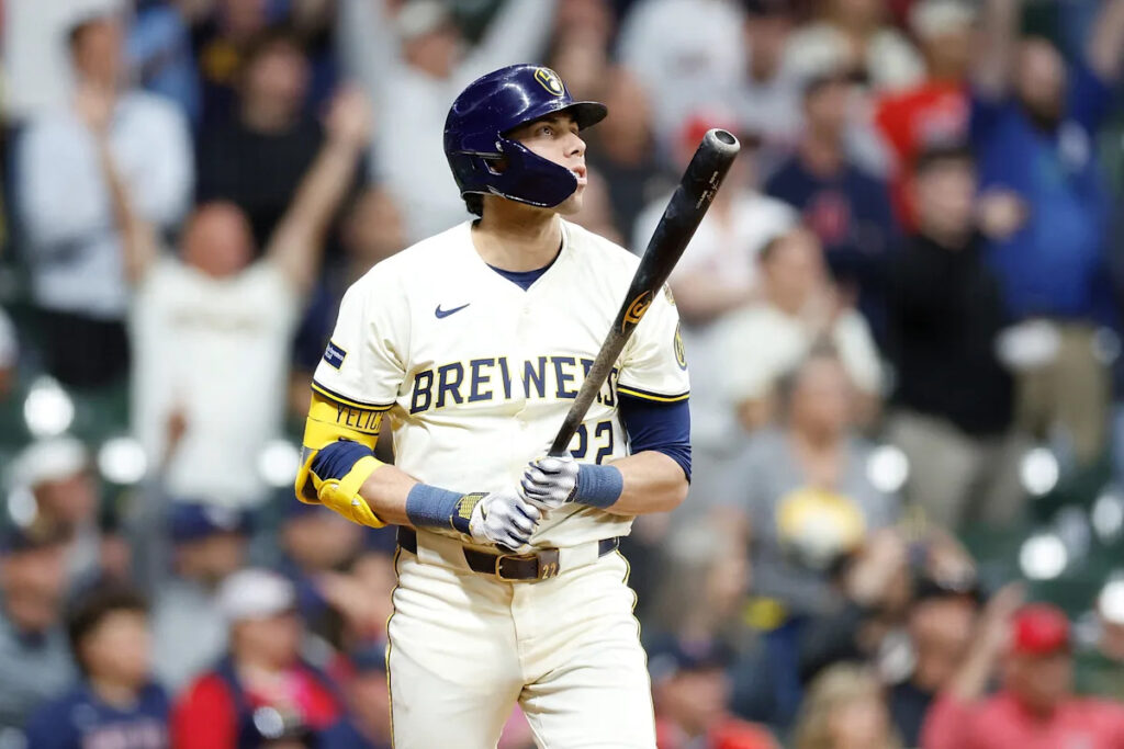 Christian Yelich sinks Red Sox with walk-off grand slam, the first walk-off HR of his career