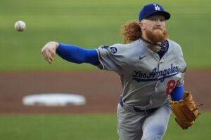 Dustin May’s consistency struggles prove costly in Dodgers’ loss to Braves