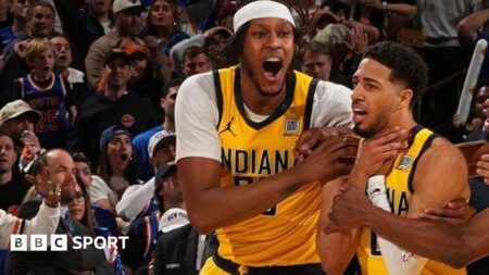 NBA play-offs: Pacers mount late comeback to beat Knicks in overtime
