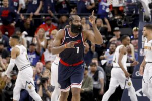 James Harden and Kawhi Leonard power Clippers past Nuggets to force Game 7