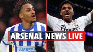 Arsenal transfer news LIVE: Gunners ‘want Joao Pedro’, Premier League clubs ‘in Rodrygo battle’, Gyokeres ‘green light’