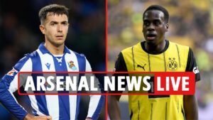 Arsenal transfer news LIVE: Real Madrid want Raya EXCLUSIVE, Zubimendi a ‘done deal’, Bynoe-Gittens and Leao ‘options’