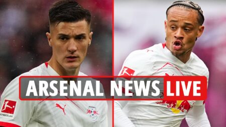 Arsenal transfer news LIVE: Benjamin Sesko ‘contact’, Gunners targeting ‘next Mbappe’, Xavi Simons linked