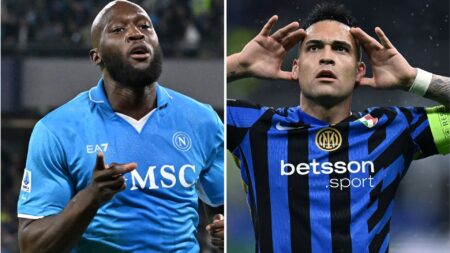 What happens if Napoli and Inter finish on the same points in Serie A?
