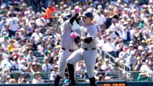 Ben Rice cracks grand slam, Aaron Judge adds four hits as Yankees pound A's