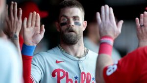 Harper ‘really bruised’ but will try to swing; Phillies rotation options – NBC Sports Philadelphia