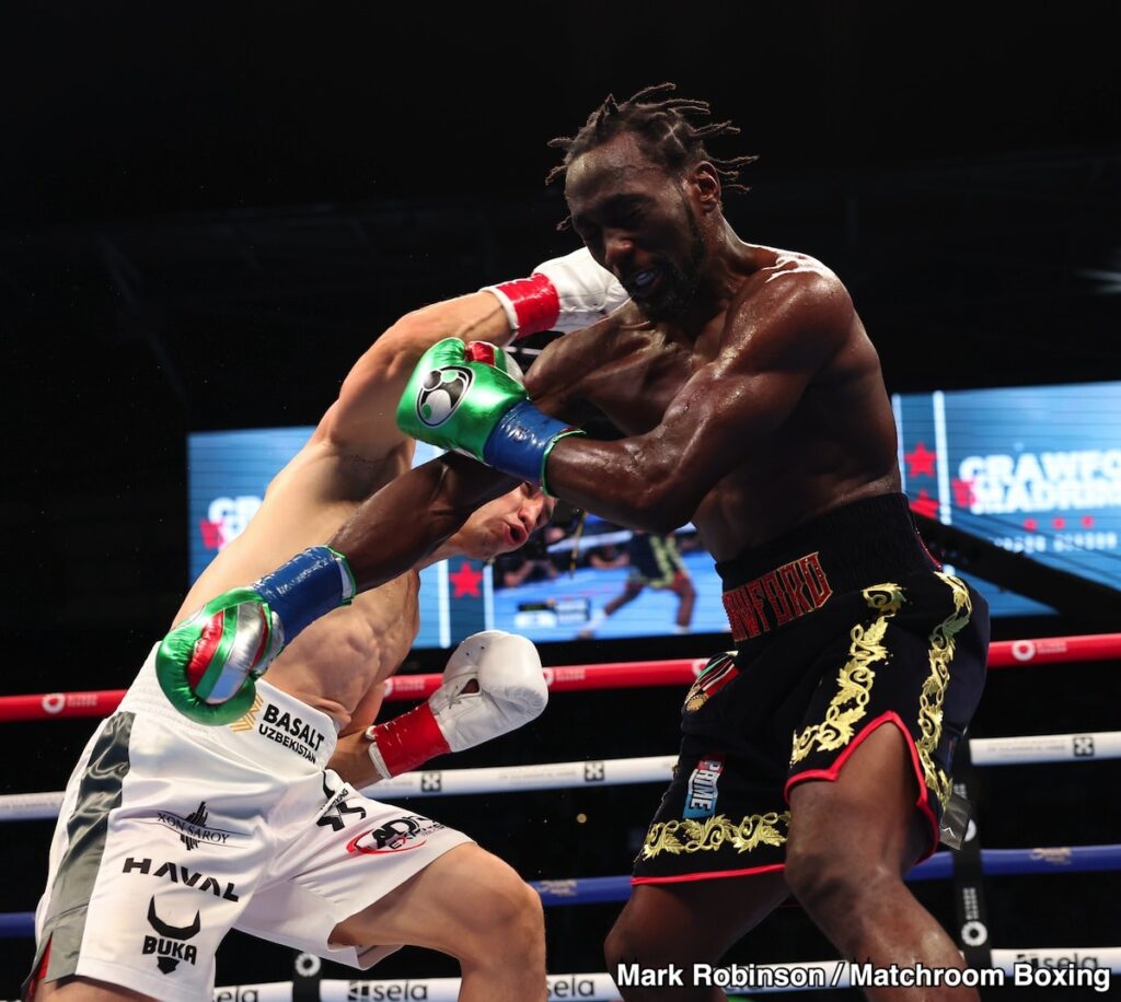 Crawford’s Fading Power and Speed: Too Weak for 168lb Canelo