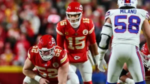 Chiefs Patrick Mahomes reacts to Mavericks securing Cooper Flagg in NBA Draft Lottery