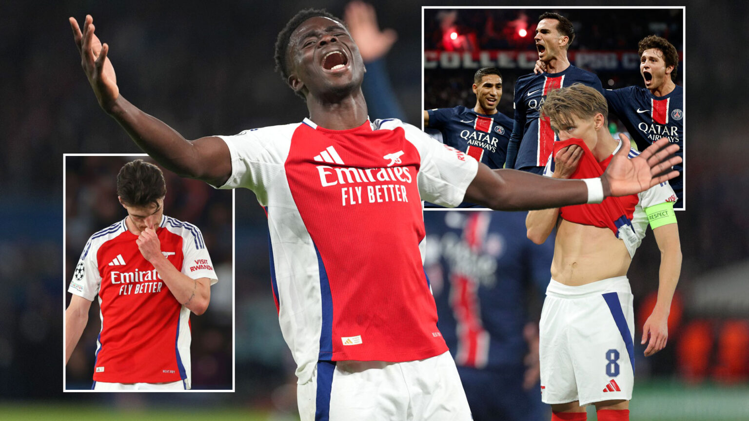 PSG 2 Arsenal 1 (3-1 agg): Gunners’ season over as Arteta’s side rue missed chances and Donnarumma puts on masterclass – The Sun