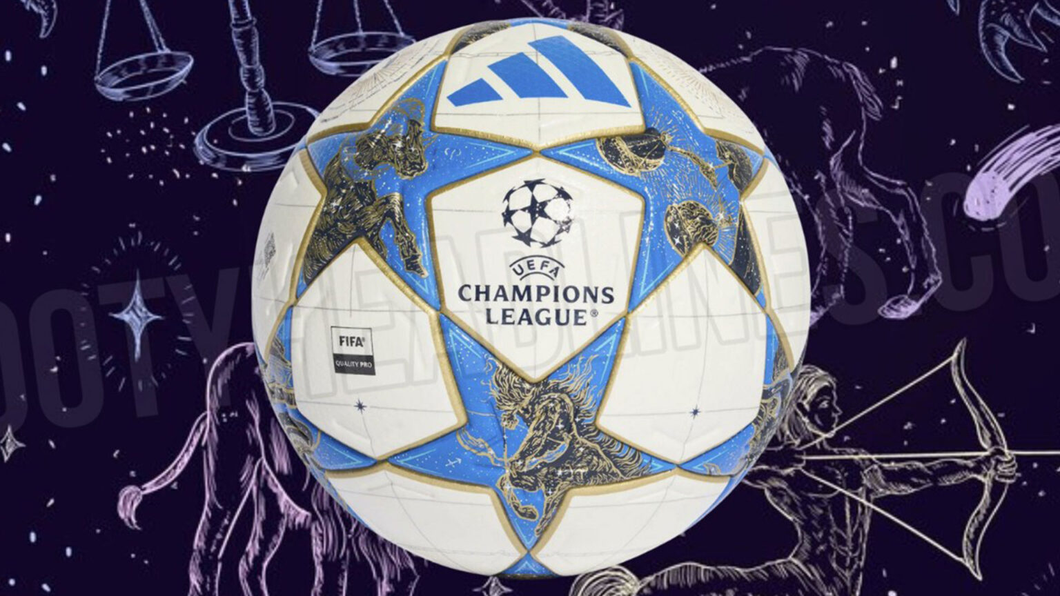 ‘Never fails to deliver’ says fans after Champions League 2025-26 ball LEAKED as adidas use zodiac signs as inspiration