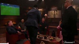 Fans hail ‘incredible’ moment Micah Richards sits on David Beckham’s lap during new show and chats to Hollywood legend