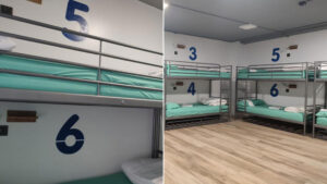 ‘Should be illegal’ – Man Utd and Spurs fans face staying in £2000 Squid Game-like hostel for Europa League final