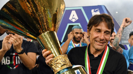 Former Chelsea boss Antonio Conte ‘to leave Napoli despite guiding them to Serie A title with replacement lined up’
