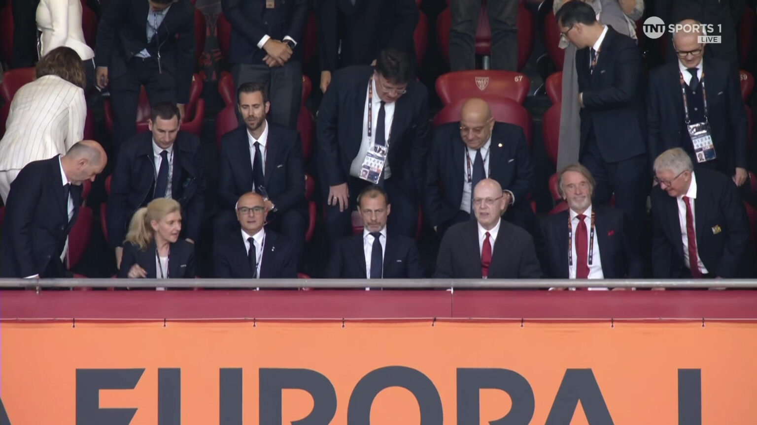 Fans can’t believe who Sir Alex Ferguson sat next to at Europa League final for Man Utd vs Tottenham