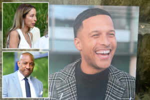 Joe Thompson’s tearful widow pays tribute to ‘my soulmate, my everything’ at ex-Man Utd starlet’s funeral