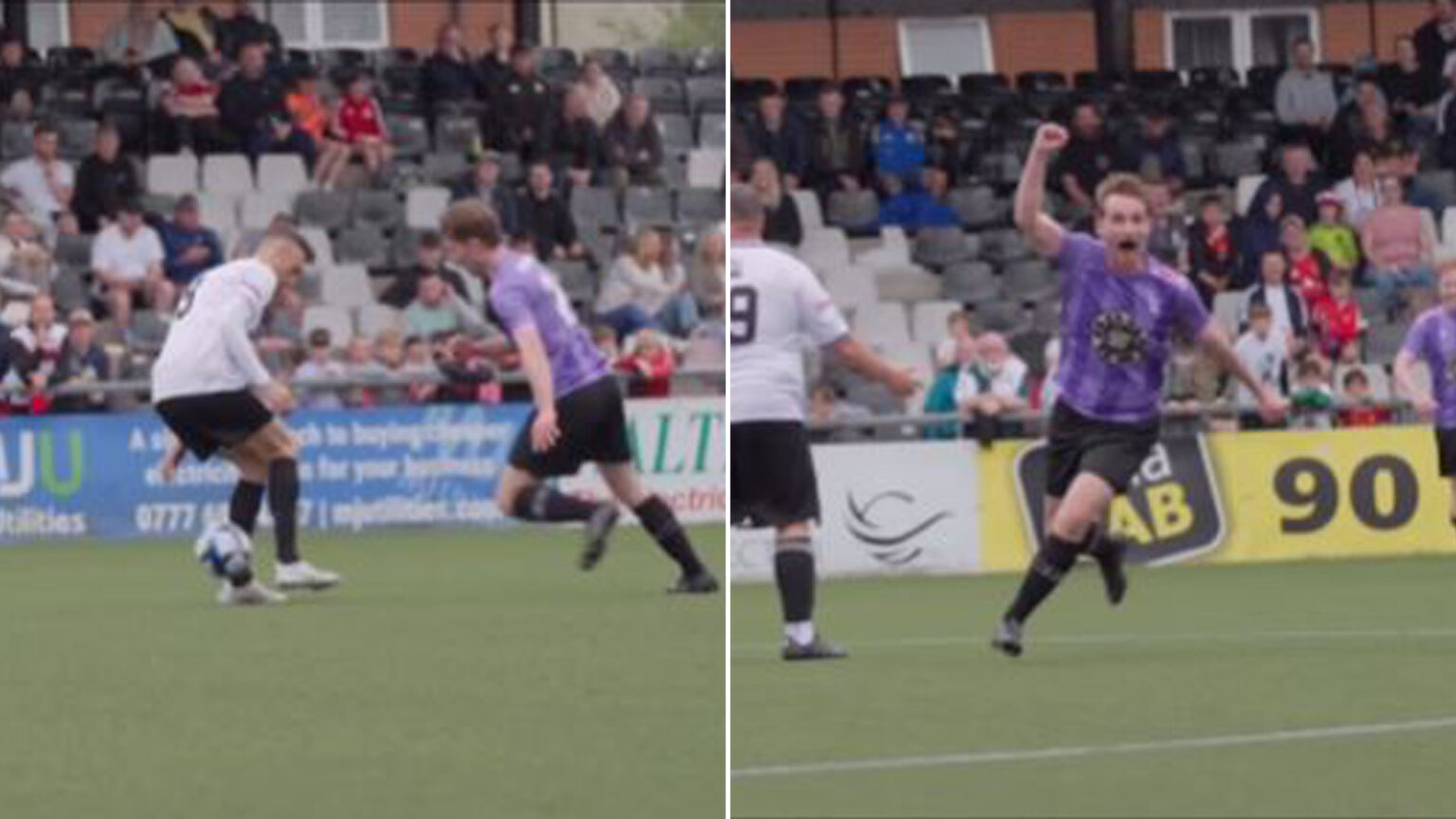 Comedian forced to release statement and video proving he DID nutmeg ex-Man Utd star in charity match