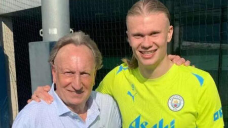 Erling Haaland turns to Neil Warnock for FA Cup final pep talk as Man City ace admits he ‘agrees with’ long ball tactics