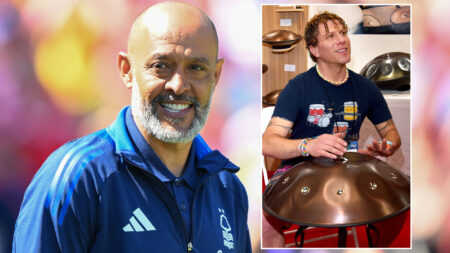 ‘Like walking into a luxury spa’ – Nuno Espirito Santo plays handpan in his office, reveals Nottingham Forest star