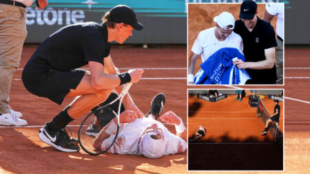 Jannik Sinner shows true colours with response to opponent Jesper De Jong’s nasty fall