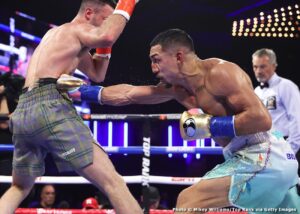 Teofimo’s Sneaky Pep Talk to Josh Taylor