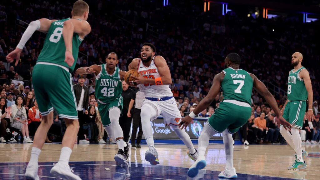 Karl-Anthony Towns sets tone in Knicks' Game 6 win over Celtics, punches Eastern Conference Finals ticket