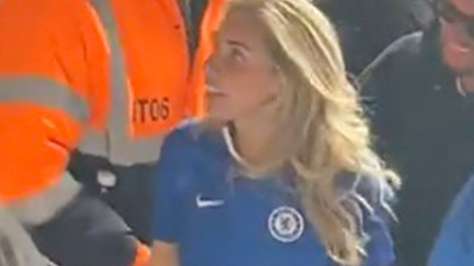 Bonnie Blue ‘KICKED OUT of City Ground after flouting ban as adult star gets into Chelsea away end vs Nottingham Forest’
