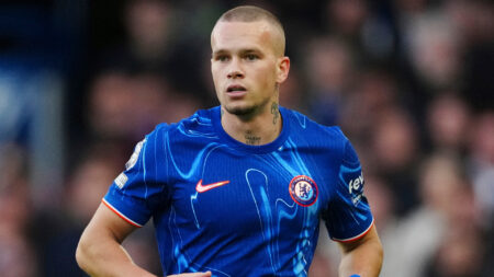Mykhailo Mudryk left out of Chelsea trophy celebrations despite travelling to Poland in his club kit to collect a medal