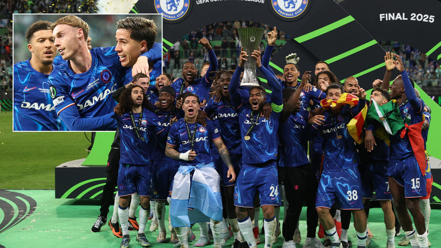 Chelsea make history as they become first team to win EVERY trophy in Europe after amazing Cole Palmer inspired comeback