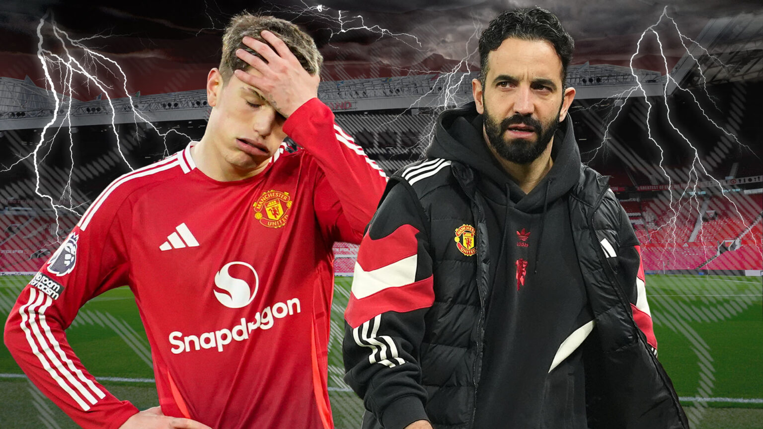 Ruben Amorim brutally AXES Alejandro Garnacho and tells him to ‘pray’ to find new club in front of pals in team meeting