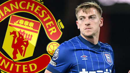 Man Utd hold face-to-face talks with £30million Liam Delap as transfer race for Ipswich striker ramps up