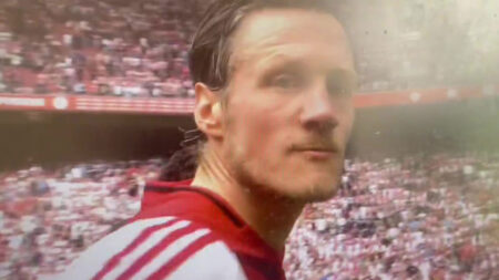 Moment furious Man Utd flop Wout Weghorst SLAPS camera out of his face after Ajax lose league title by a point