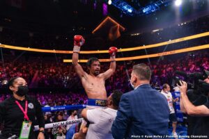Manny Pacquiao returns to challenge Mario Barrios for WBC welterweight title on July 19