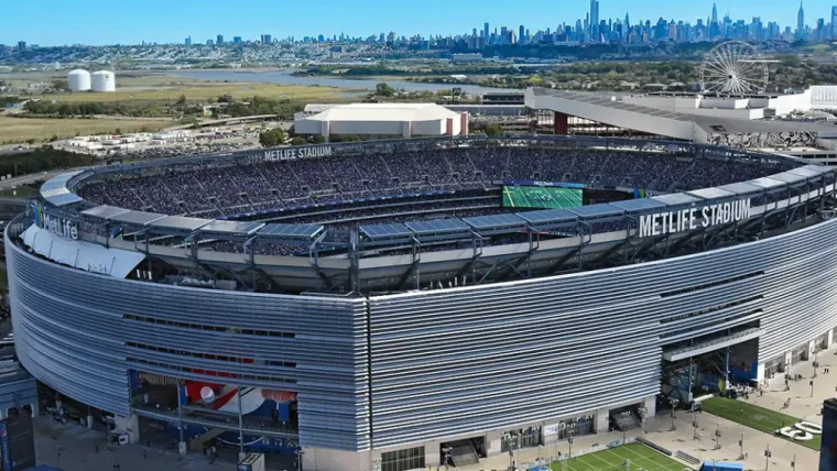 MetLife Stadium, localizado nos Estados Unidos, receberá jogos da Soccer Champions Tour 2024 MetLife Stadium, localizado nos Estados Unidos