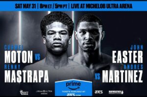 Mayweather Promotions Duo of Curmel Moton and John Easter Are Prelims Featured Attractions