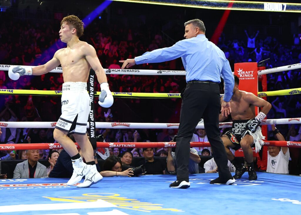 Boxing Results: ‘Monster’ Overcomes Knockdown: Inoue Stops Cardenas; Espinoza Dominates Vazquez in Las Vegas