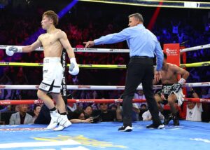 Boxing Results: ‘Monster’ Overcomes Knockdown: Inoue Stops Cardenas; Espinoza Dominates Vazquez in Las Vegas