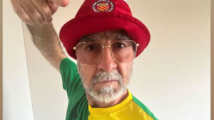 Man Utd legend Eric Cantona poses in rival kit as fans announce fresh protests against 20 years of Glazer ownership