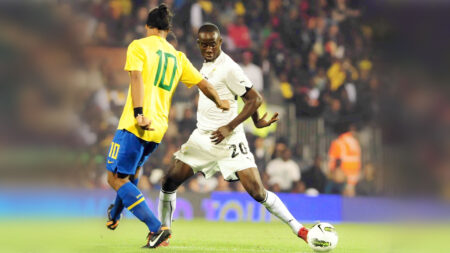 I left Ronaldinho in my wake by using his own stepover against him, now I’m playing in the League Two play-off final