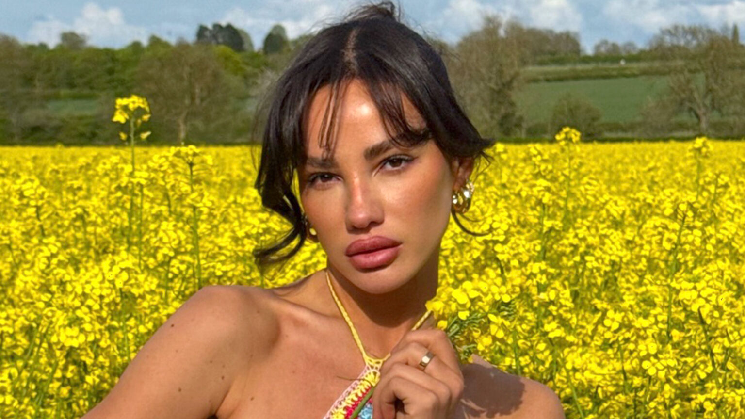 Dele Alli’s ex-girlfriend Ruby Mae goes braless in daring outfit as she leaves very little to the imagination