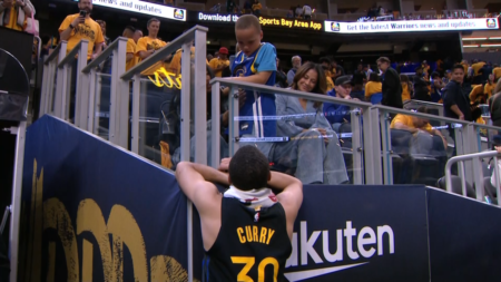 Watch Steph Curry console heartbroken son Canon after Warriors’ loss – NBC Sports Philadelphia