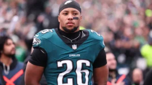 Eagles’ Saquon Barkley predicted to change positions for 2028 Olympics with U.S. flag football