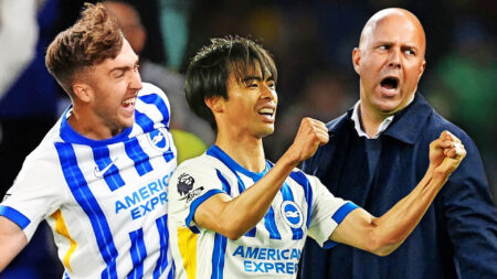Brighton 3 Liverpool 2: Super-subs keep Seagulls’ faint European hopes alive as Slot’s side suffer Ibiza hangover